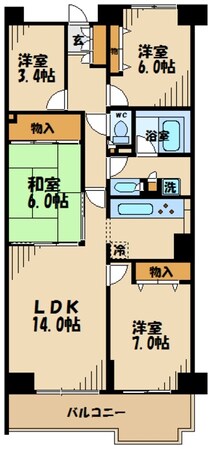 Ts　garden府中の物件間取画像